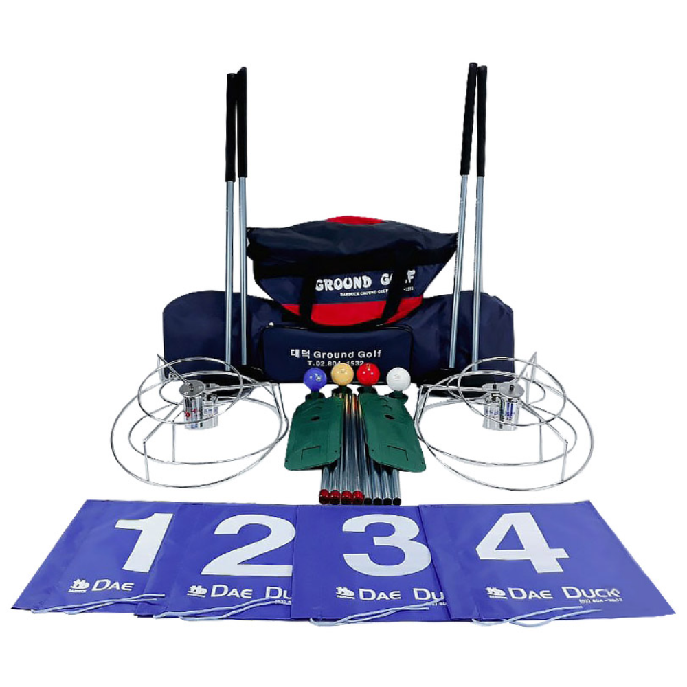대덕 그라운드골프 하프세트 단체장비 (4인용) DG-700 750,000원
