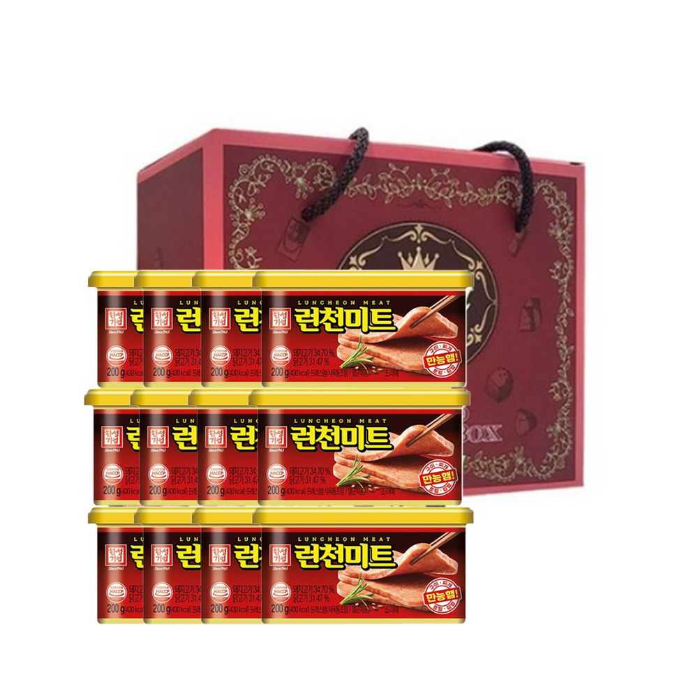 디저트박스 한성 런천미트 200g 12 선물세트, 2.4kg, 1세트 23,900원
