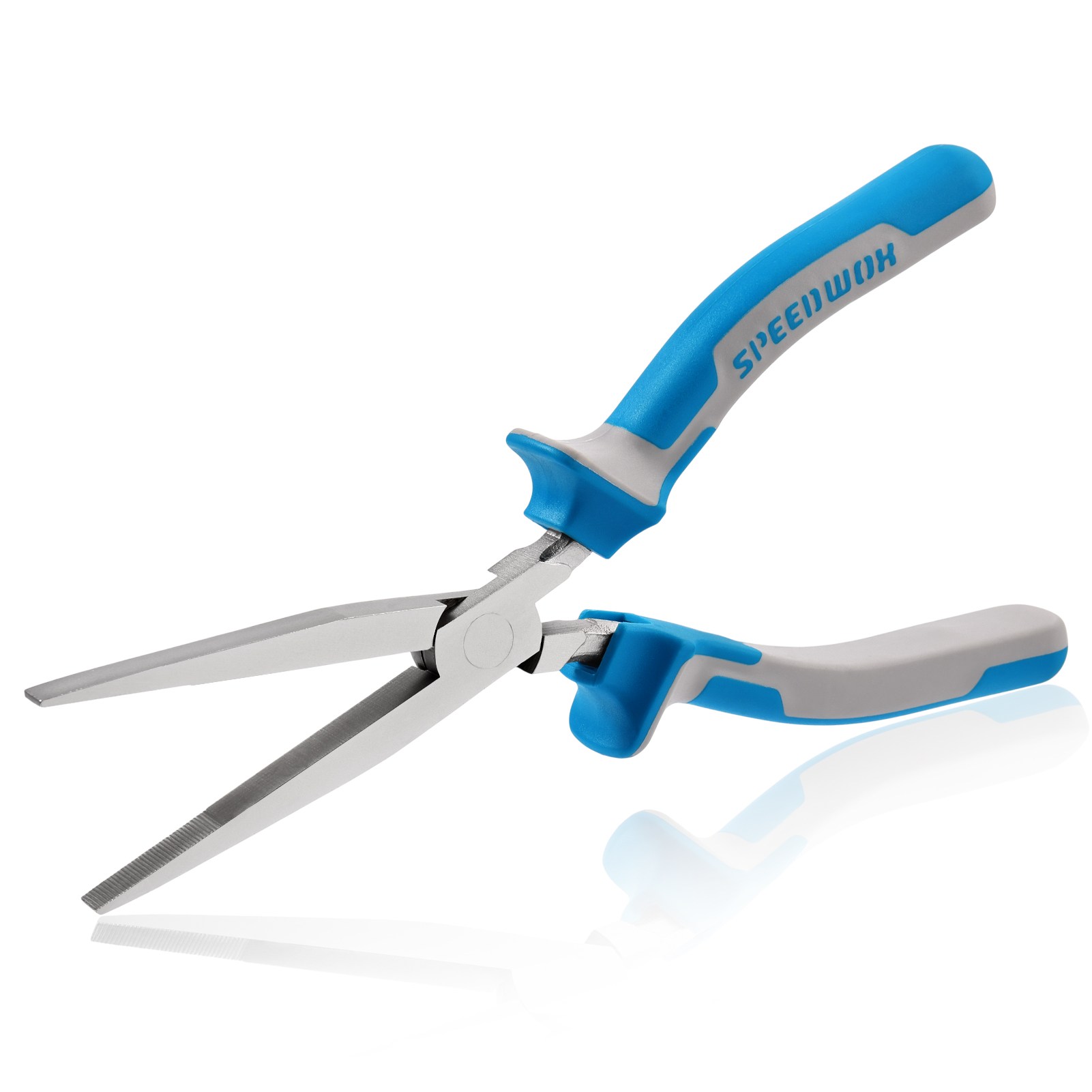 SPEEDWOX 보석용 플랫 노즈 플라이어 7인치, 편안한 그립 미니 오리부리 플라이어, 공예 및 DIY 프로젝트용 와이어 랩핑 굽힘 스트레이트닝 도구 포함, 1개 11,590원