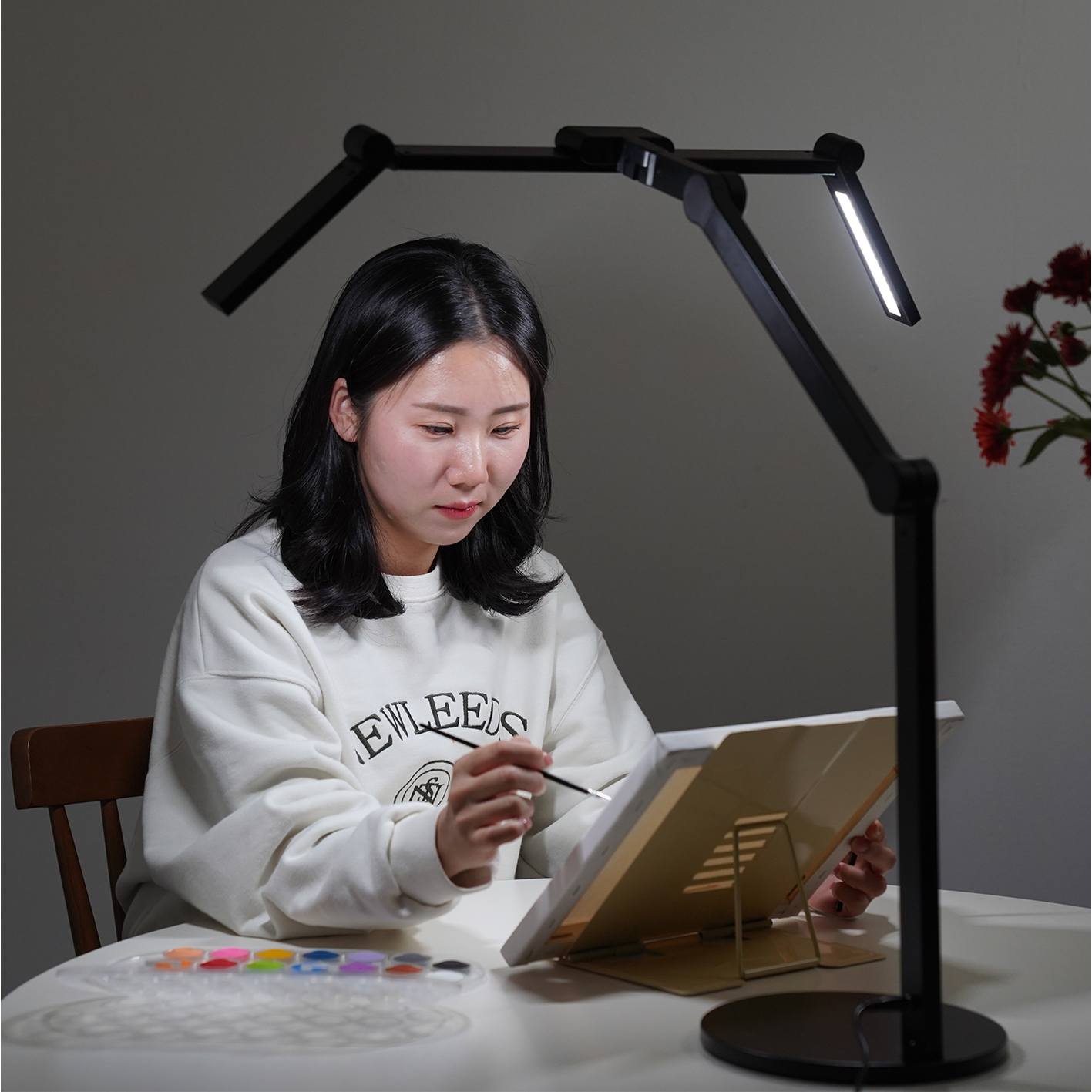 룩스베러 STDL01 스탠드 삼성 시력보호 와이드 책상스탠드 127,000원