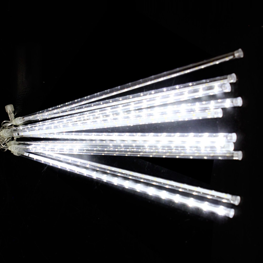 아리조명 빛이 흐르는 LED 8봉 스노우펄 폴대 파노라마 바 라인 유성우라이트, 백색, 1개 26,800원