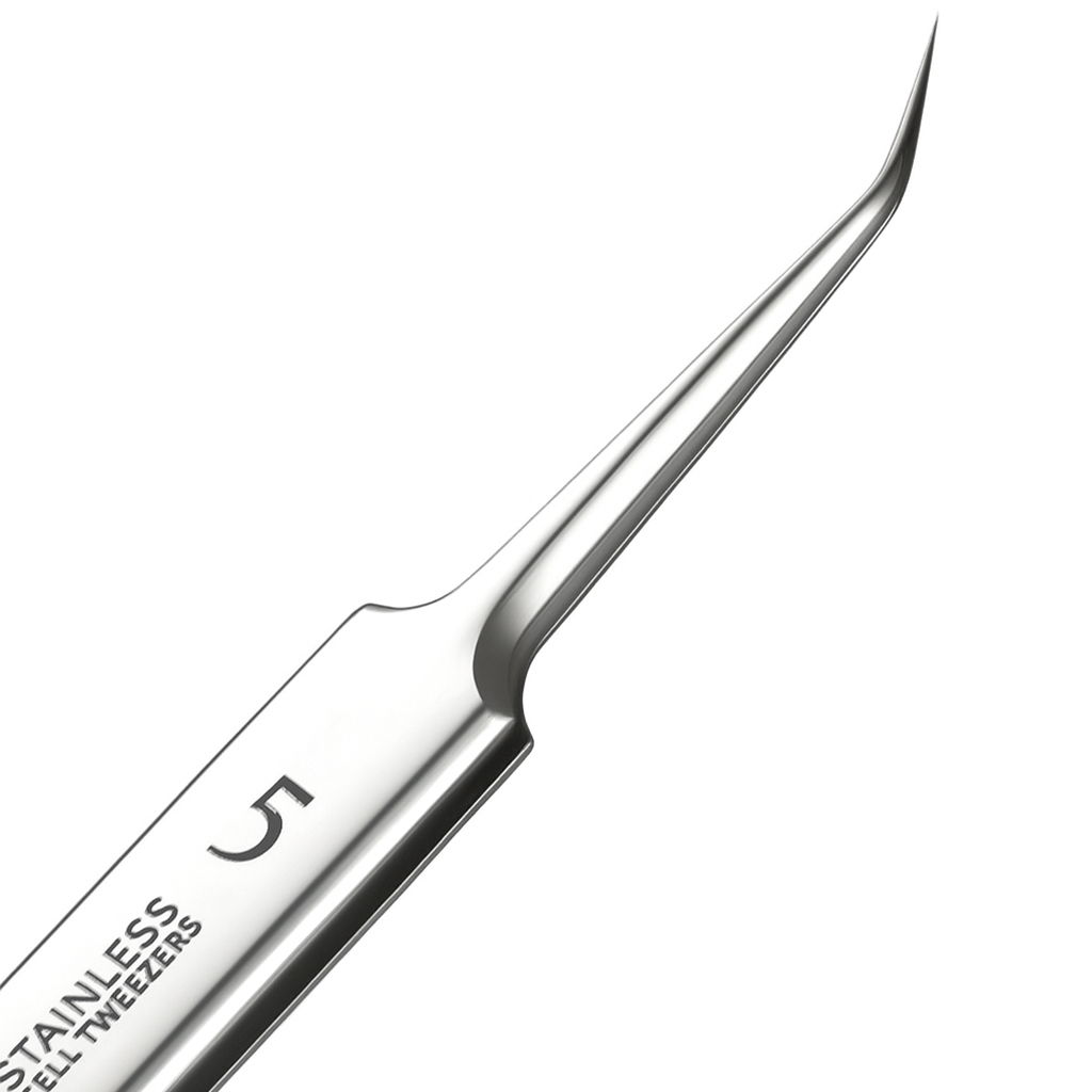 피지제거핀셋추천 여드름압출기의료용, 1개, 기울어진 핀셋 11,500원