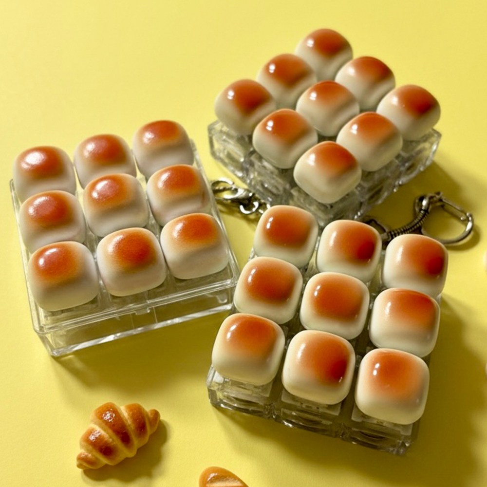 노디샵 9구 빵 키캡 키링 피젯토이 청축 열쇠고리 12,800원