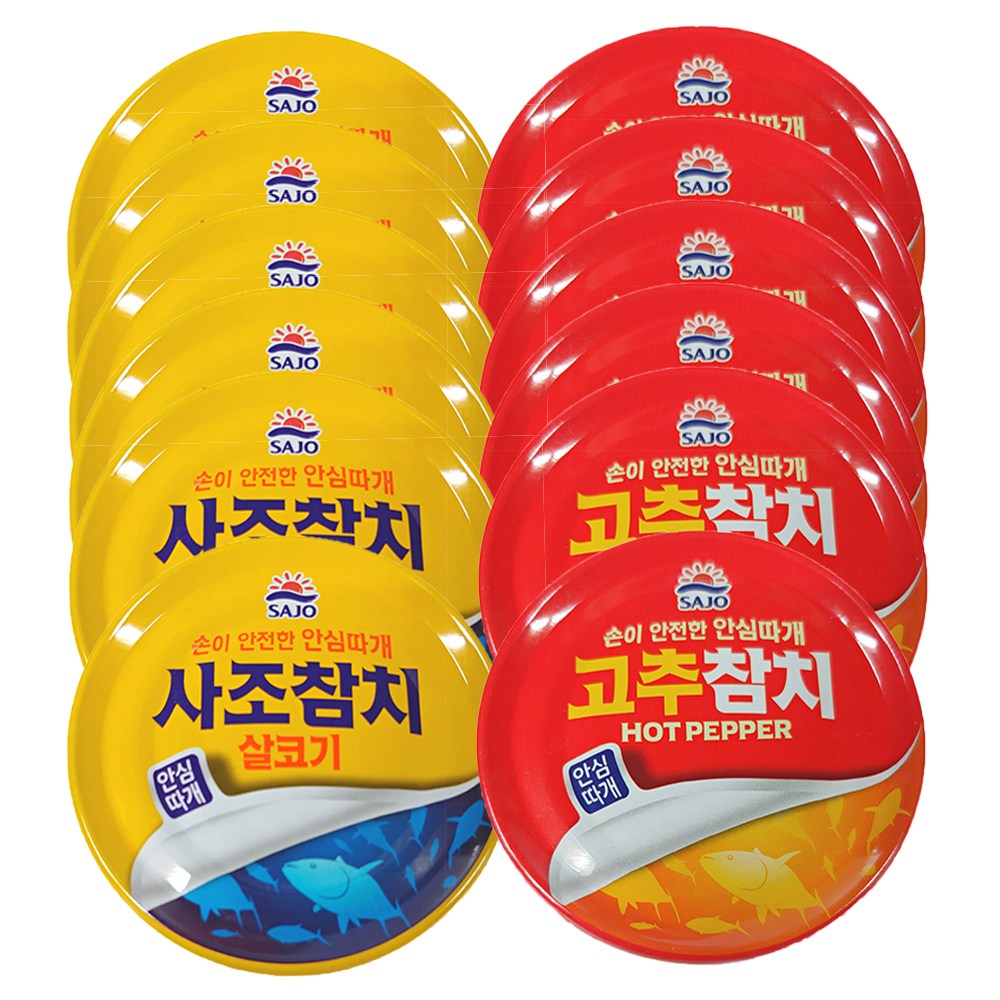 사조 살코기참치 85g 6개 + 고추참치 85g 6개 28,180원