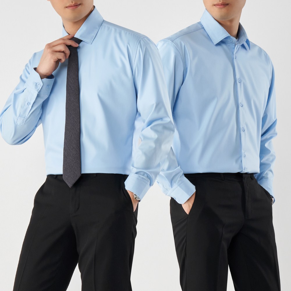 팀스핏 남성용 구김 방지 스판 긴팔 셔츠 정장셔츠 결혼식 셔츠 정장셔츠 24,900원