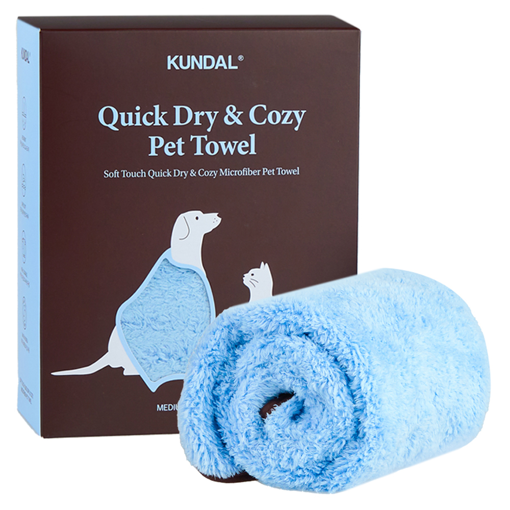 쿤달 소프트 터치 퀵 드라이 & 코지 펫 타올 19,500원