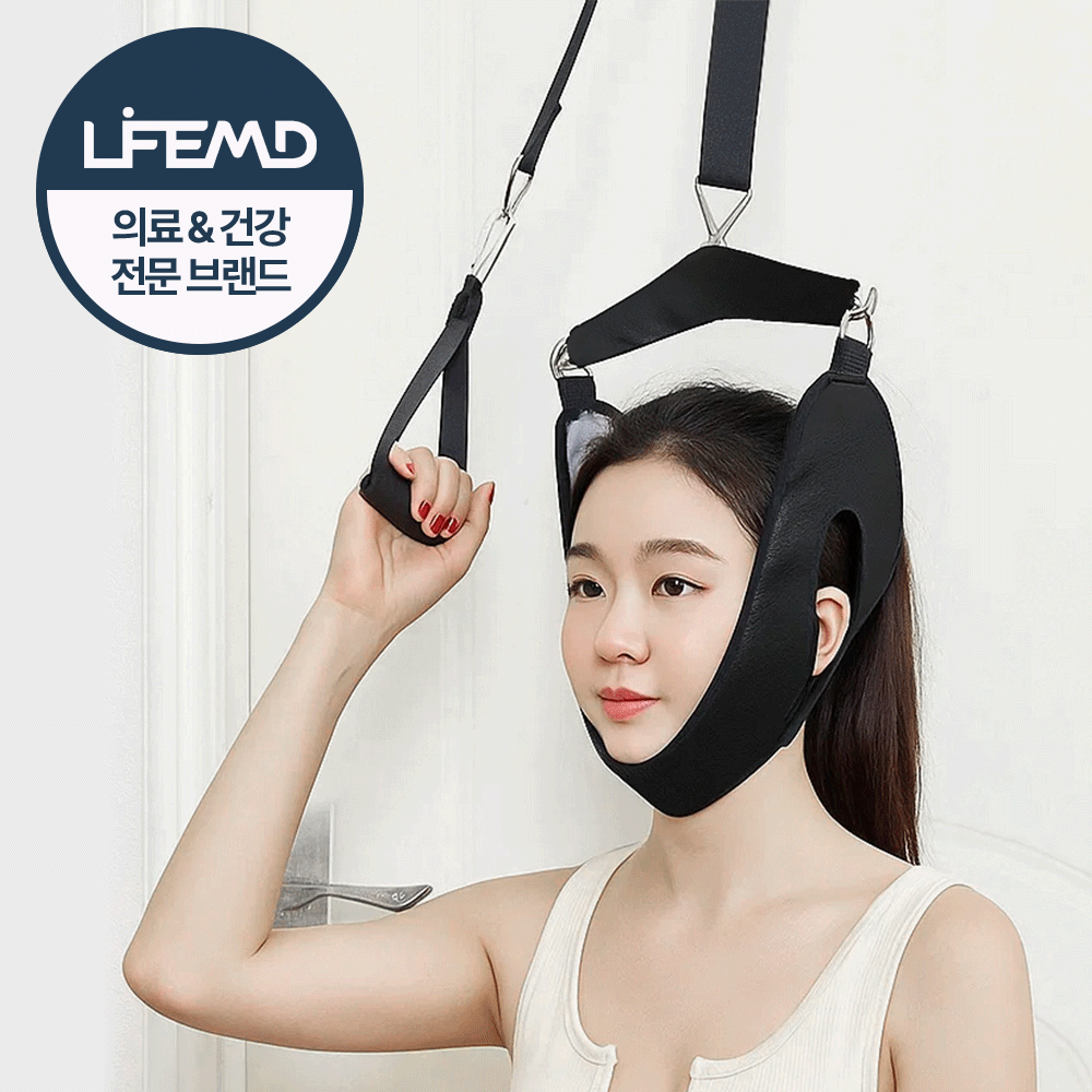 라이프엠디 가정용 목스트레칭 서포트 밴드 지지 넥가드 목보조기 바른 자세 보조 스트레쳐 21,800원