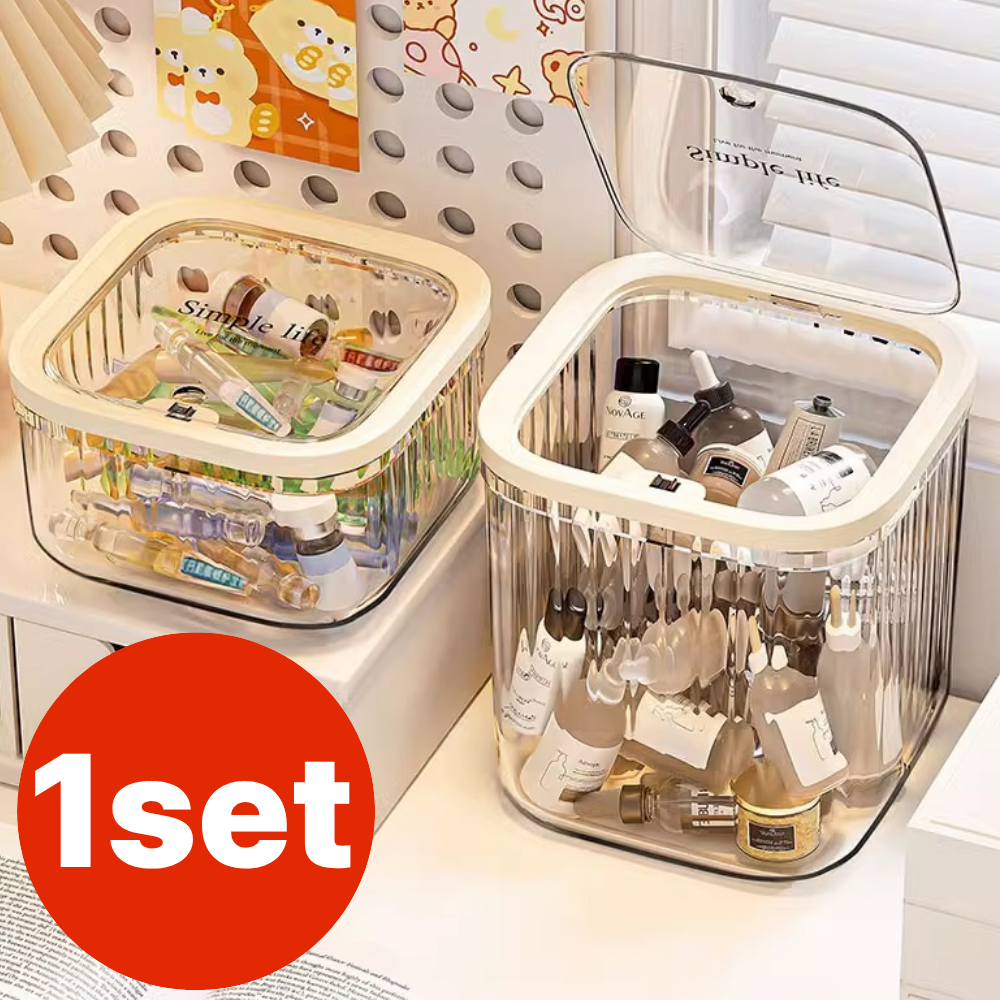 박뿡마켓 다용도 원터치 캡슐세제 정리 보관함 세트, 1세트, 아이보리 12,900원