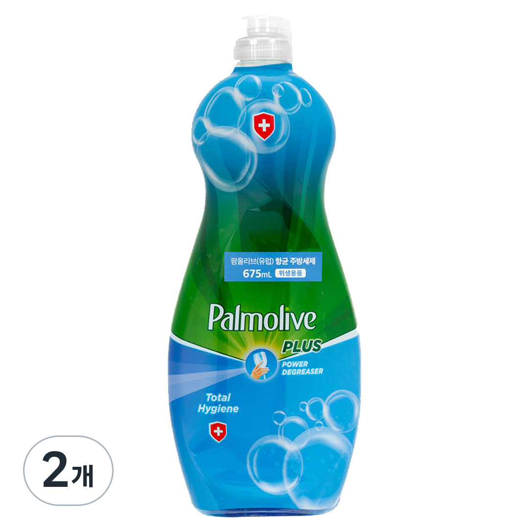 콜게이트 팜올리브 플러스 항균 주방세제 강력 기름때 제거 토탈 위생, 2개, 675ml 20,900원