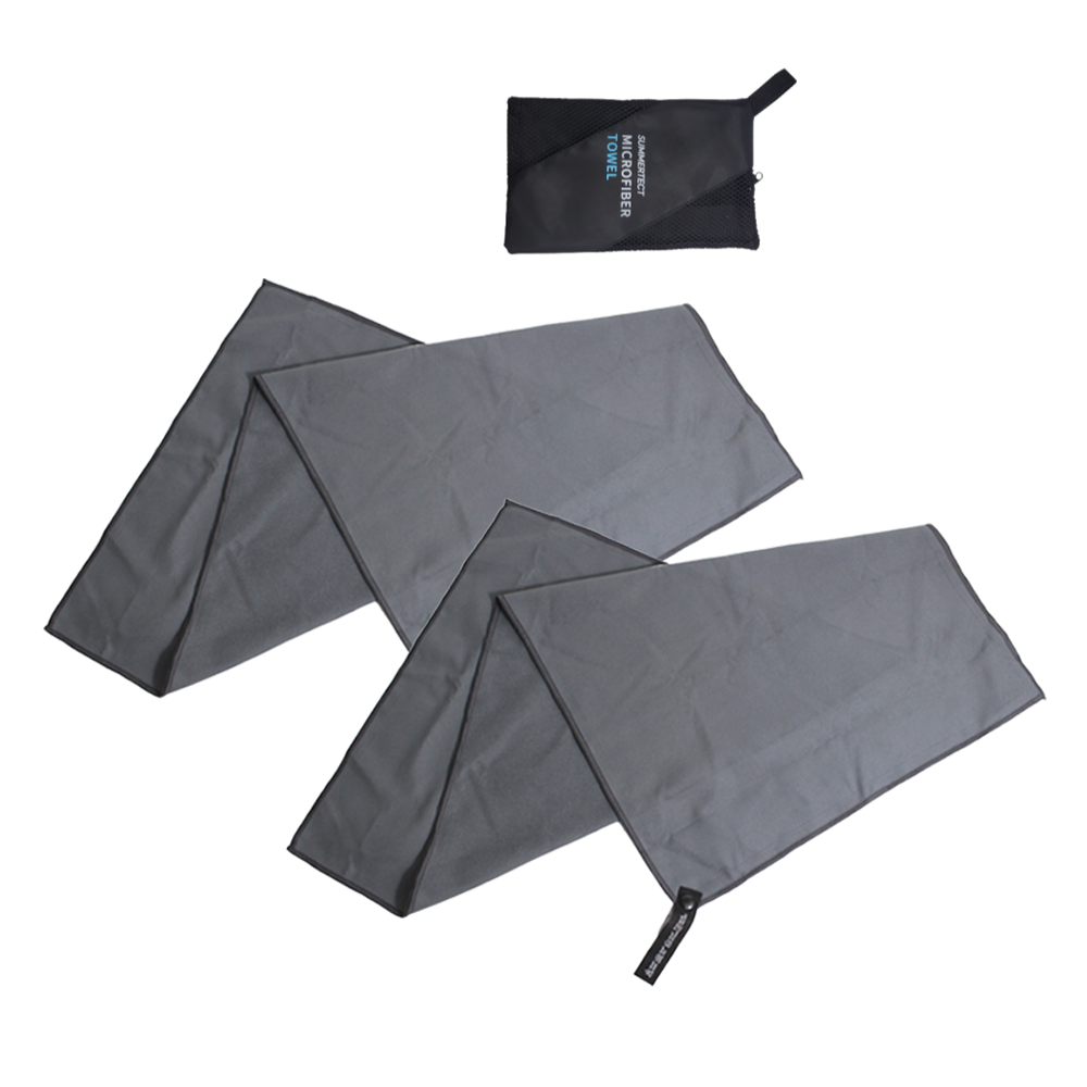 써머텍트 극세사 건식 쿨 스포츠 타올 STTW2208, 그레이+그레이, 1세트 15,160원