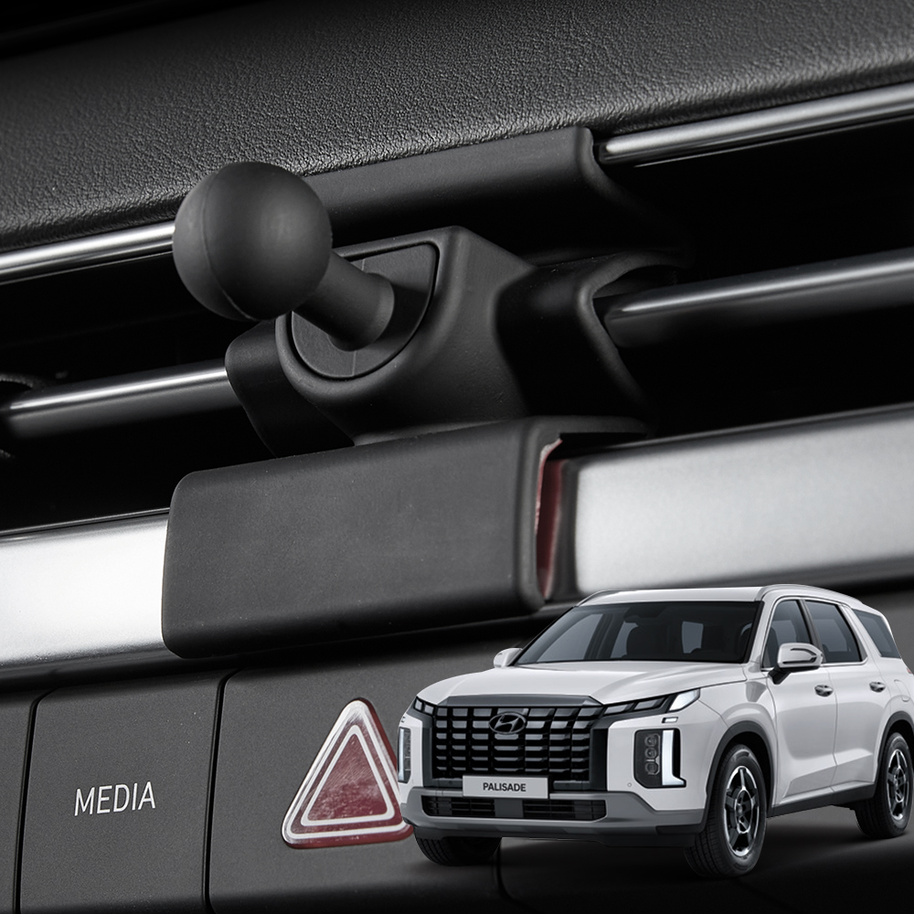 메이튼 더 뉴 팰리세이드 전용 송풍구 핸드폰 마운트 거치대, 1개, 블랙 16,250원