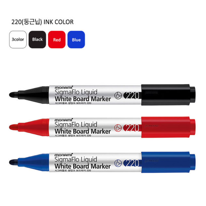 LABU 모나미 시그마플로 생잉크 보드마카 7,500원