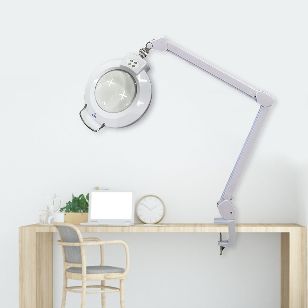 (신제품) 아로 M8072LS 7인치 밝기조절 LED확대경 클램프형, 1개, 1 230,000원