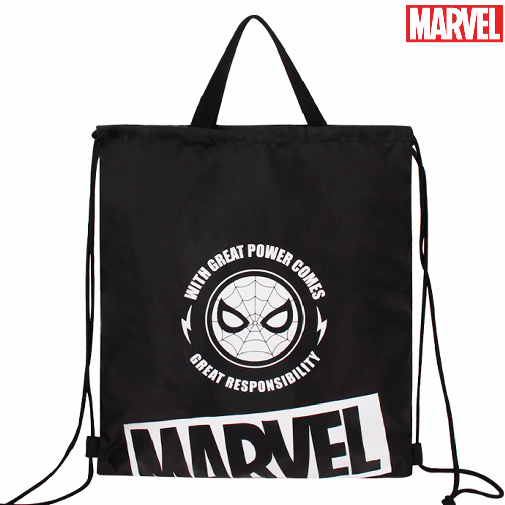 마블 정품 스파이더맨 심플로고 조리개 신발주머니 초등 학생 남아 실내화가방 입학준비물 신학기선물 8,900원