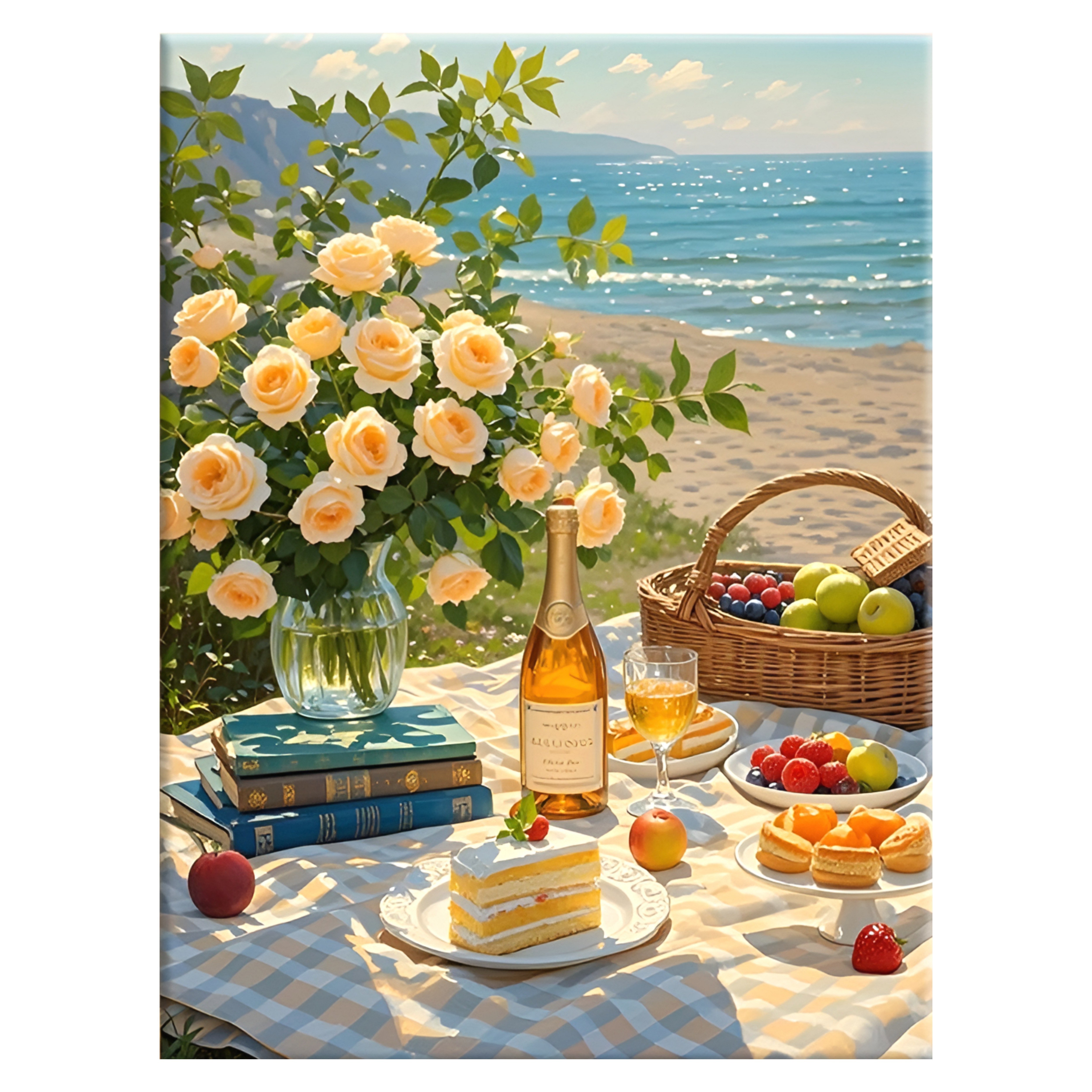 포디움 DIY 명화그리기 유화그리기 세트, 1개, 햇살아래 피크닉 16,900원