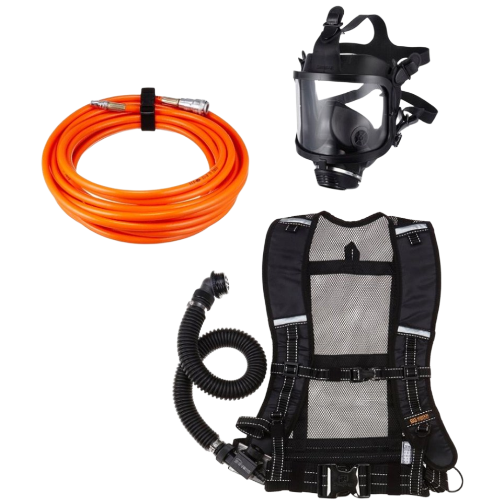 [SG생활안전] 송기마스크(일정유량형) AL-5100/4C / 2인이상 추가다인구성품세트, 1세트 398,310원