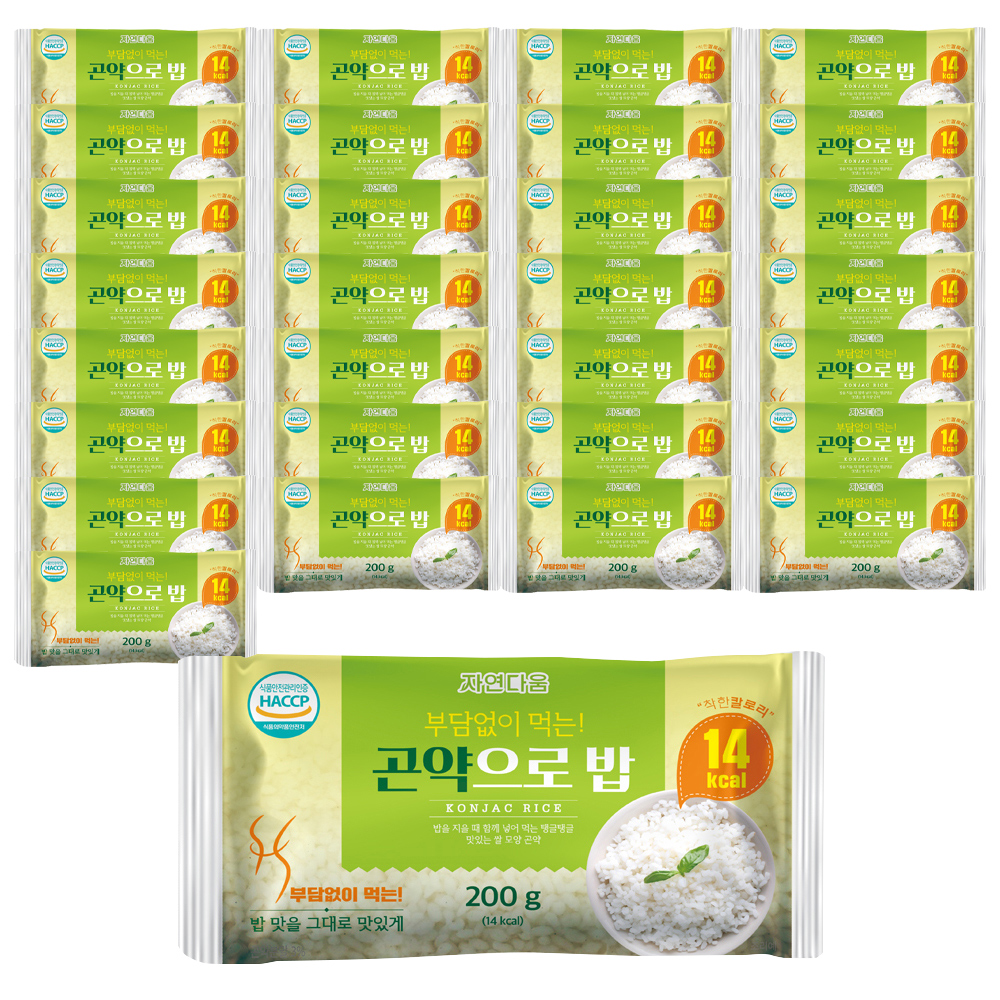 자연다움 곤약으로 밥, 200g, 30개 30,800원