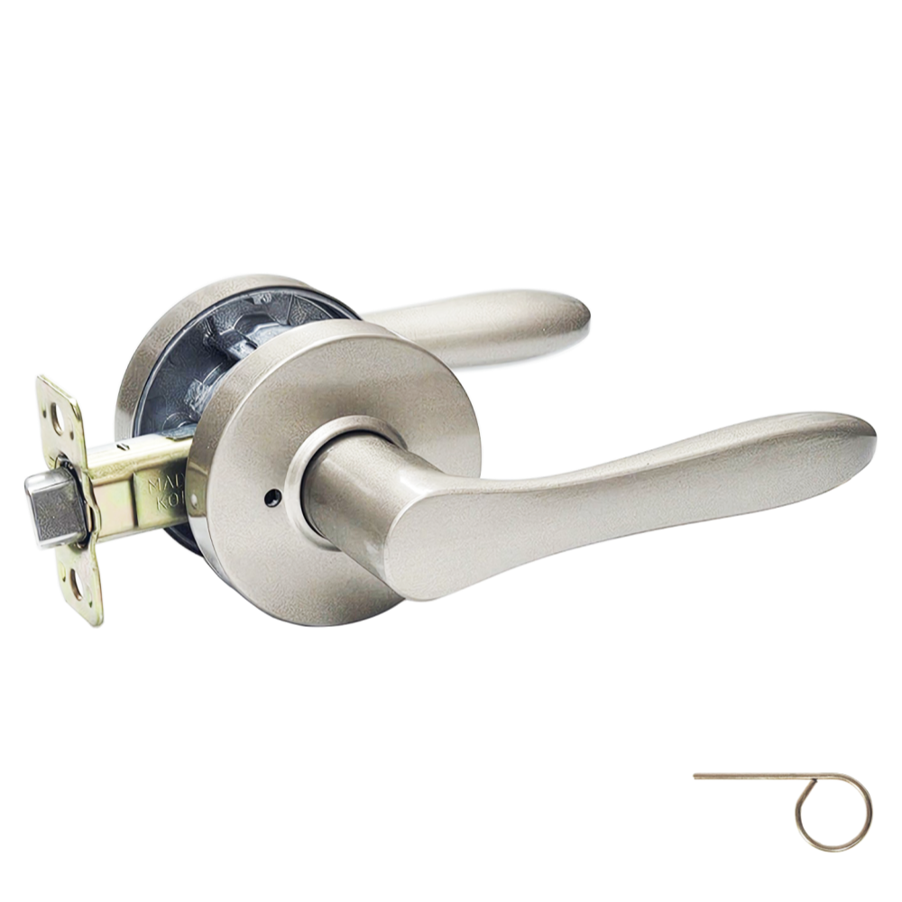 엠프라이스 방문손잡이 엘리트 그레이 버튼형 + 잠금 해제핀 12,800원