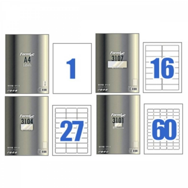 폼텍 레이저 광택 라벨 LB 100매 물류 분류 바코드 주소 24,000원