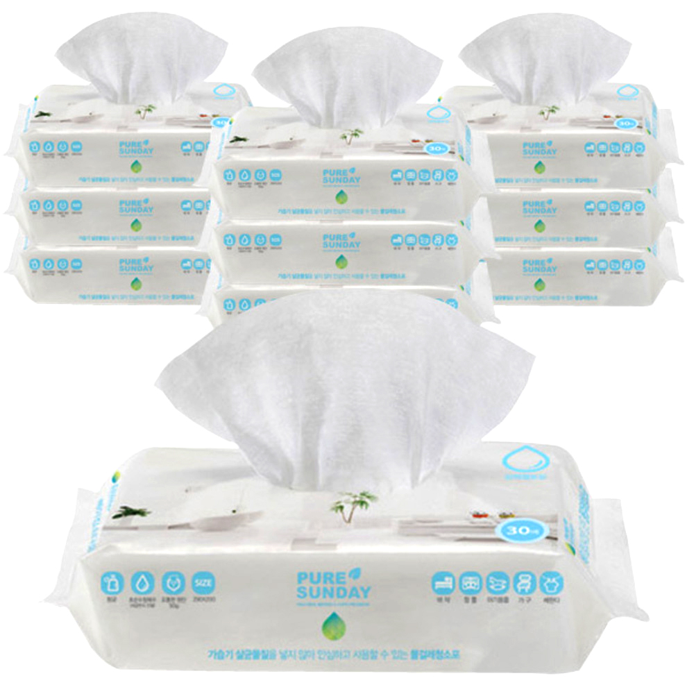 선우랜드 베이킹소다를 담은 물걸레 청소포 일반형, 10개 21,000원