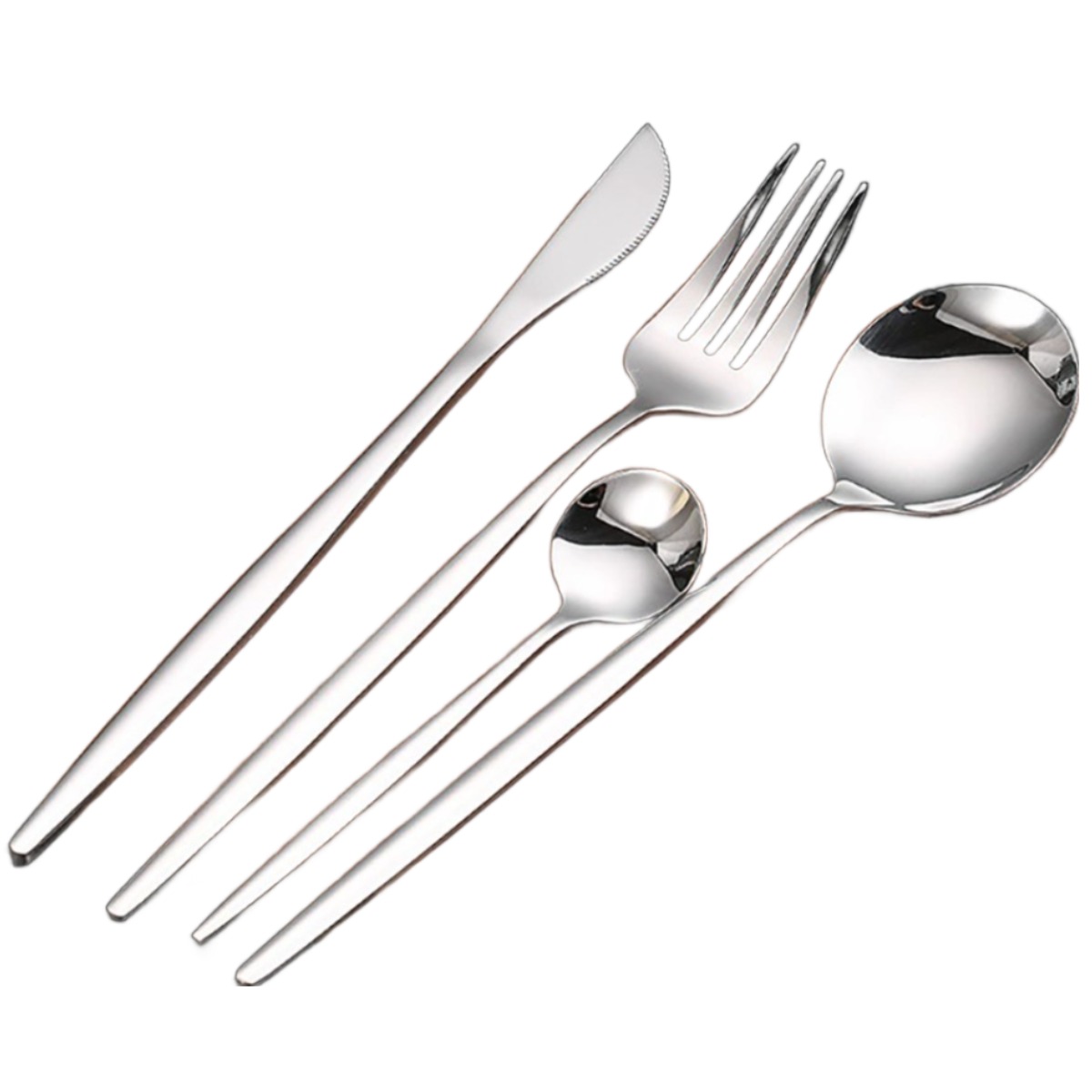 도토로 테이블 커트러리 6인 세트(24p), 6세트, 나이프+포크+스푼+디저트스푼, 실버 17,060원