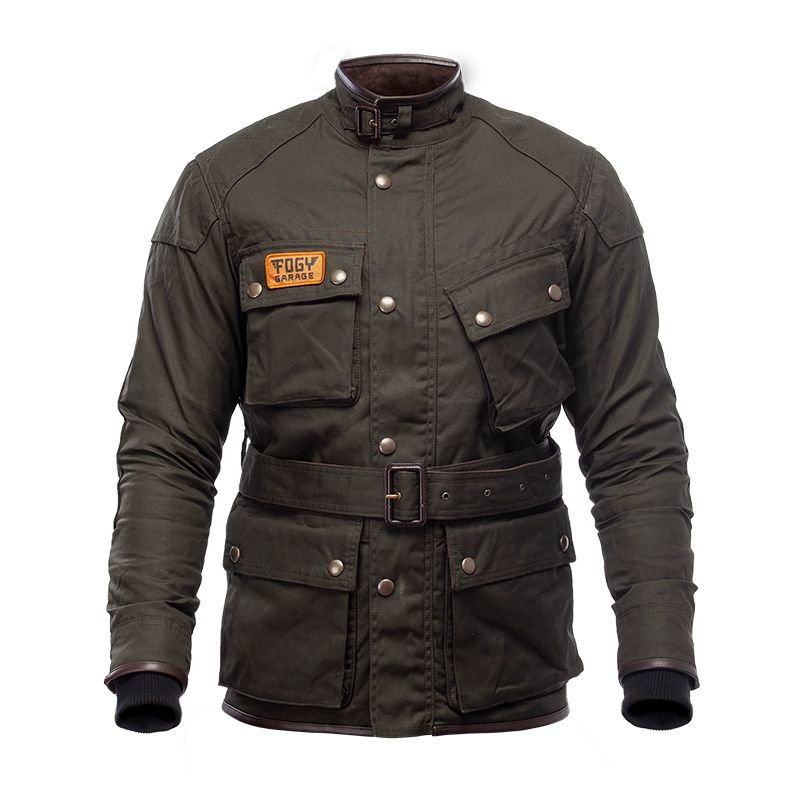 풀루 개러지 레트로 오일드 왁스 자켓 방풍 보온 오토바이 아우터 324,200원