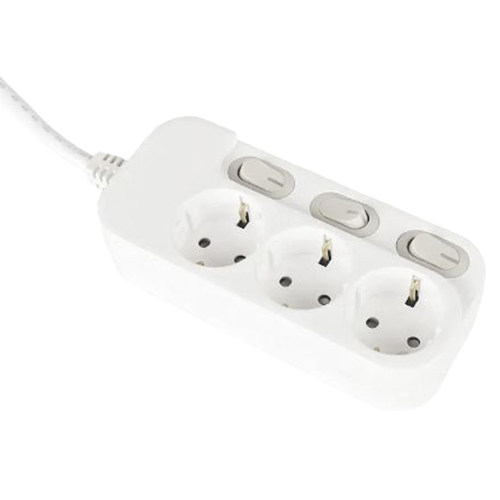 네모탭 슈퍼탭 개별 3구, 1.5m, 화이트, 1개 8,900원