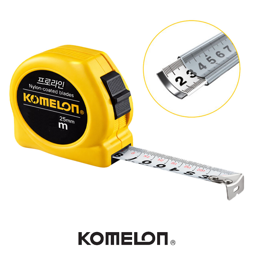 코메론 2.0M 16mm 길이측정 잠금형 프로라인 줄자 KMC-74N 4,800원
