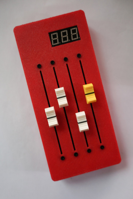 MIDI 컨트롤러 호스트 페이더 드로잉 4채널 소형 4채널-빨간색 105,300원