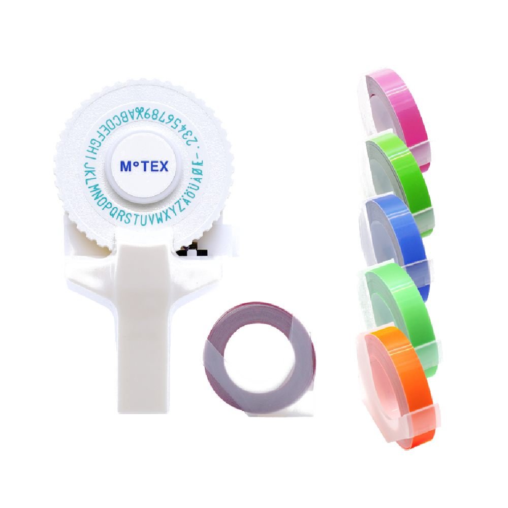 모텍스 또각이 라벨기 E-101 + 리필테이프 랜덤발송 + 파스텔 3종 + 형광 2종, 화이트, 1세트 13,830원