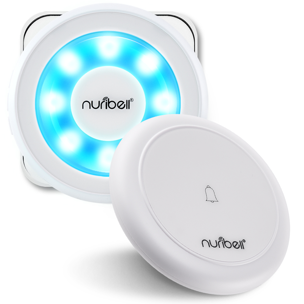 누리벨 전원코드형 방수 무선초인종 차임벨 NB-7000R/220T 전원코드(원형-버튼) + 화이트(발신기+수신기), 1세트 19,800원