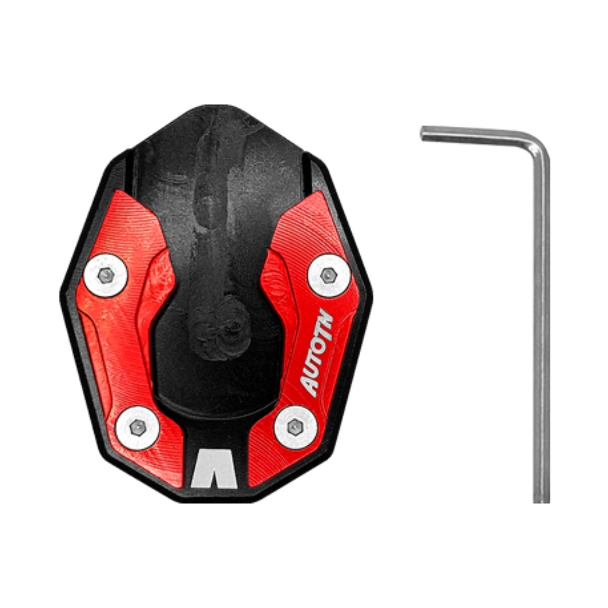 오토티엔 스즈키 버그만 스트리트125 EX 튜닝 사이드스탠드클립 발판 말발굽 L256, 1개, RED(레드) 19,000원
