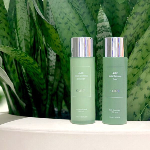 피부관리 수분 스킨로션 김정문알로에 큐어 모이스트 카밍 토너 진정 쿨링 트러블 에멀젼 각 130ml 피부 알로에화장품 케어 탄력 보습 영양 50,000원