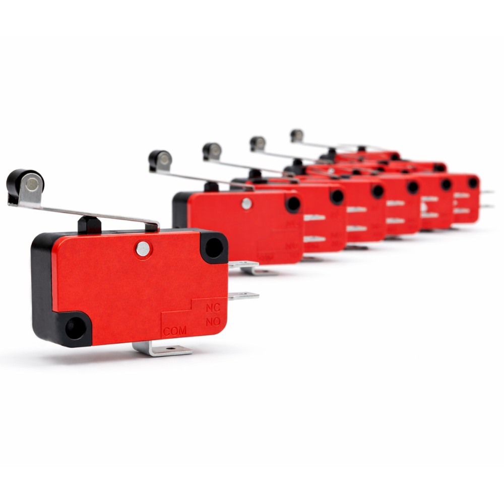 롤러 레버 리미트 스위치 SPDT 15A 고용량 감지 스위치 DIY 산업용 V-156-1C25 3핀, 10개 10,100원