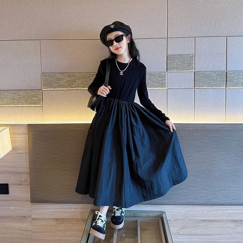 해피유통 14세 이상 어린이 긴팔 블랙 조리개 원피스 패셔너블 캐주얼 XG08 19,890원