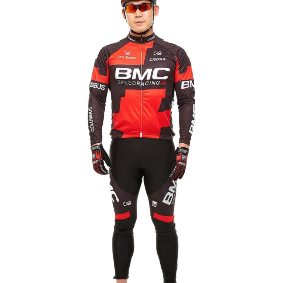 콜럼버스 BMC 겨울 기모 남녀공용 긴팔 자전거복 상하의 세트 68,900원