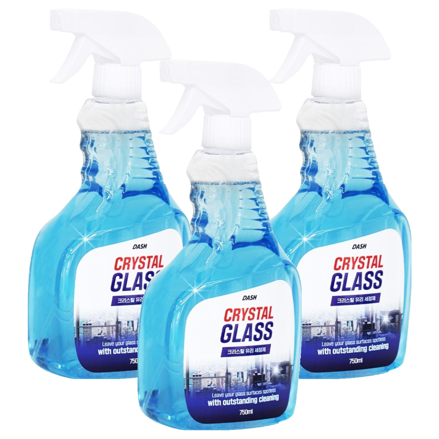 대쉬 크리스탈 유리세정제, 750ml, 3개 18,730원