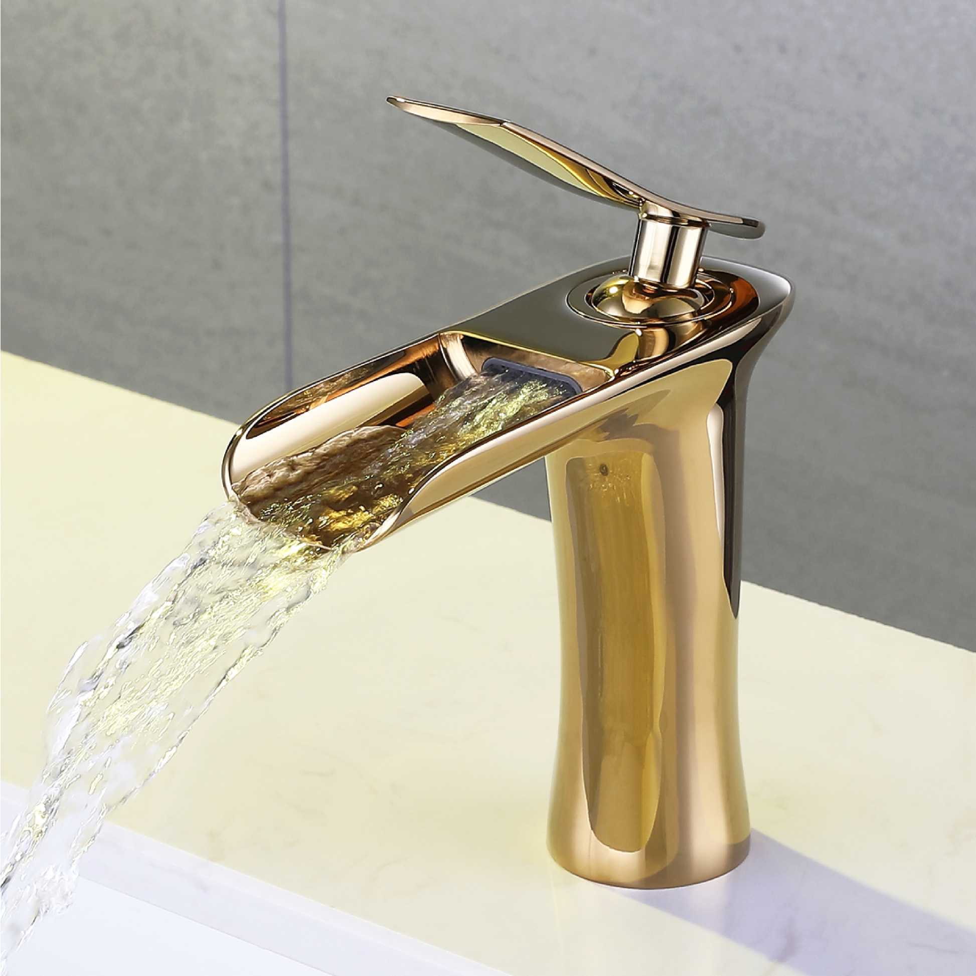 준앤코 BF11 원홀 폭포수 세면대 수전 욕실 탑볼 수도꼭지, 1개 68,900원