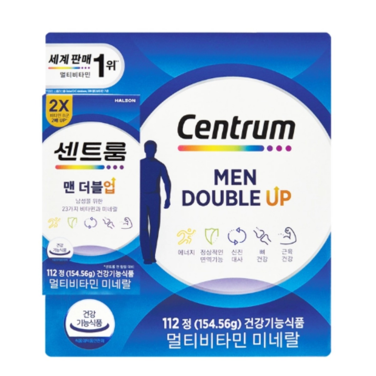 C 센트룸 맨 더블업 112정 남자 영양제 멀티비타민 건강기능식품 비타민B 미네랄 남성맞춤영양제 비타민B 엽산 비오틴 판토텐산 나이아신 56,590원