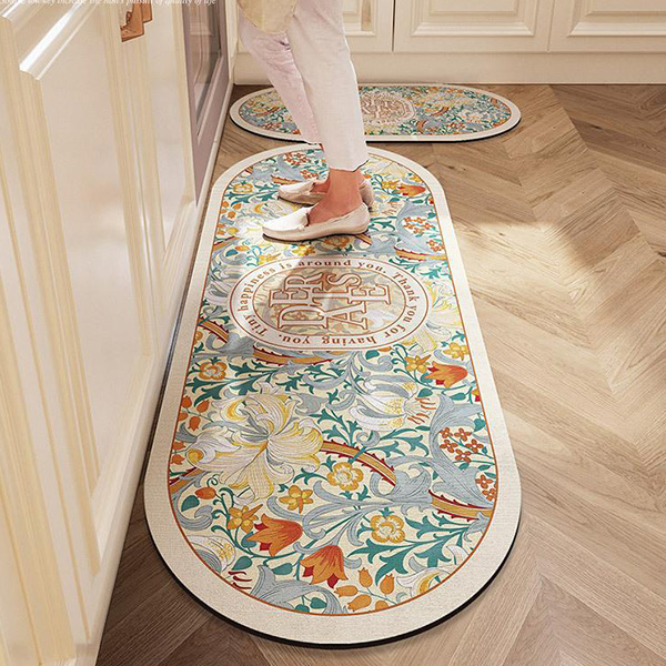 포유 주방 화장실 욕실 플라워 가든 규조토 발매트 14,900원