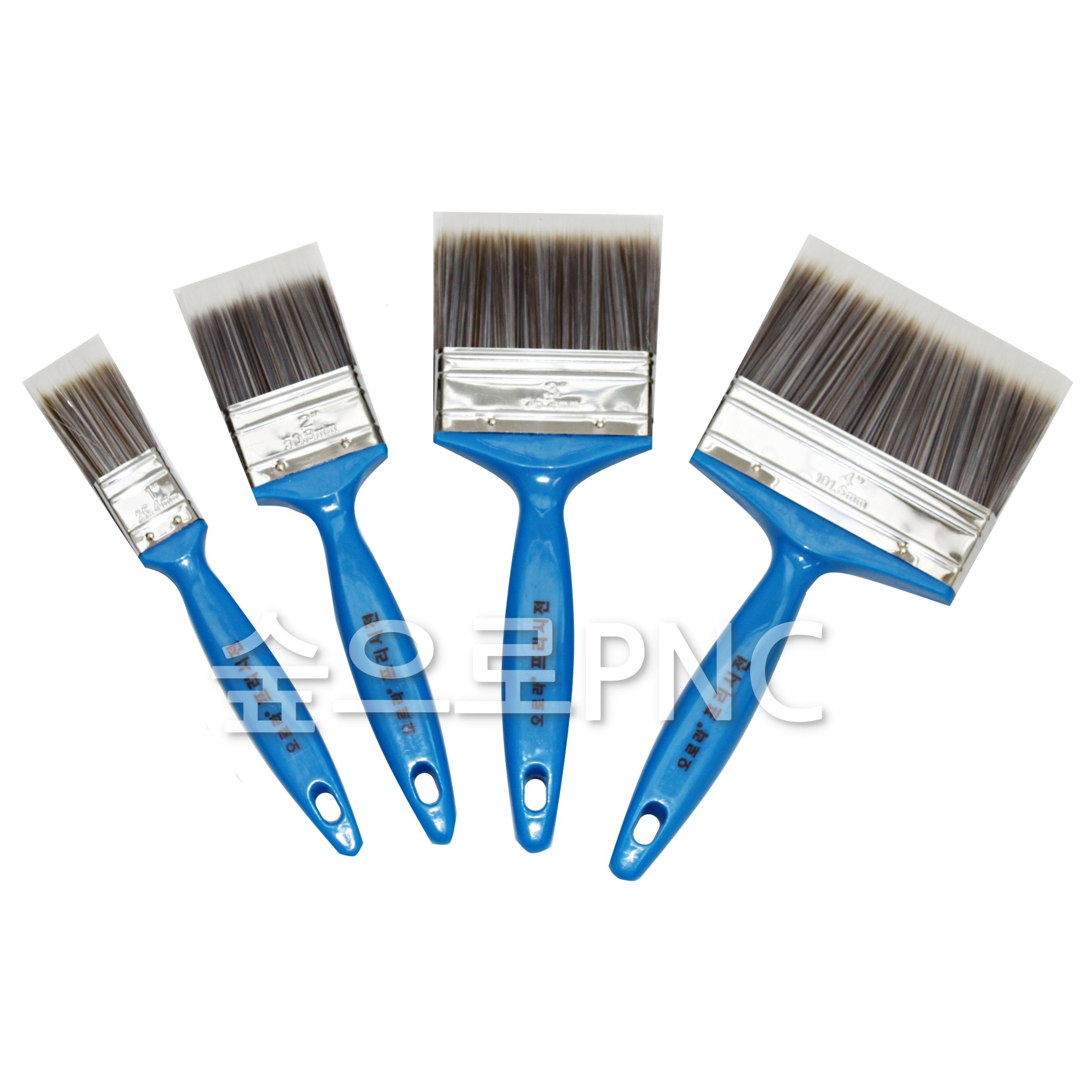 오로라 프리시전 블루브러쉬 4종 페인트붓 고급붓 탄력우수 내부도장용 (해리스붓 대체상품) 4,500원