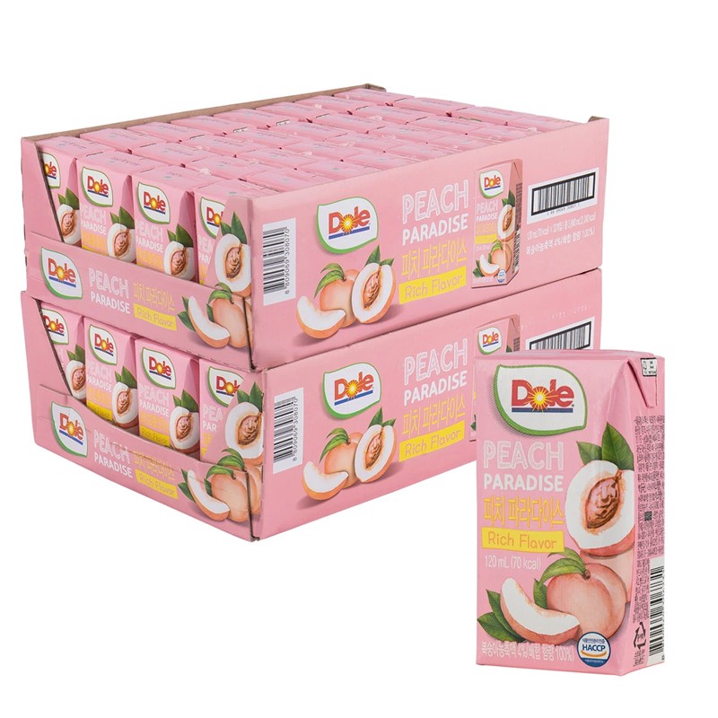 Dole 피치 파라다이스 주스 120ml x 32개 x 2박스, 120ml, 64개 45,900원