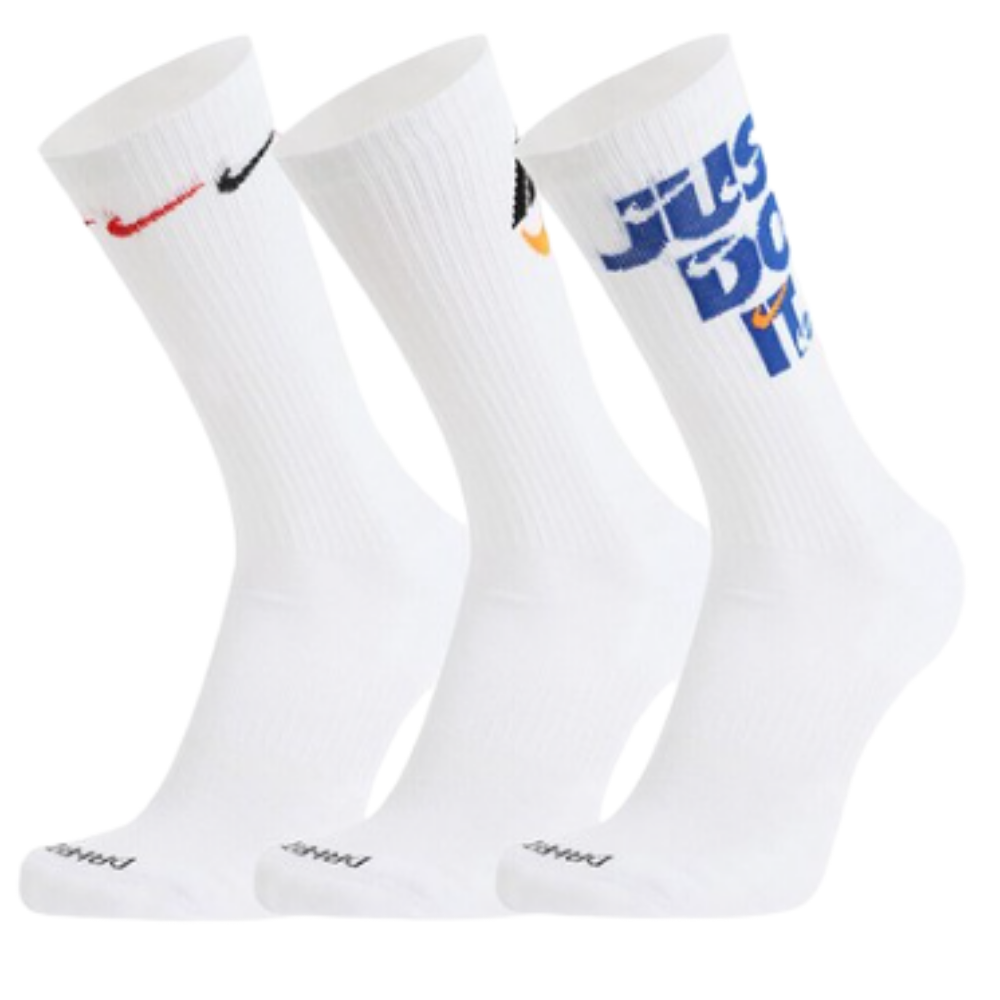 나이키 에브리데이 플러스 쿠션 DH3822-902 3켤레 1팩, 멀티컬러, 1세트 16,900원