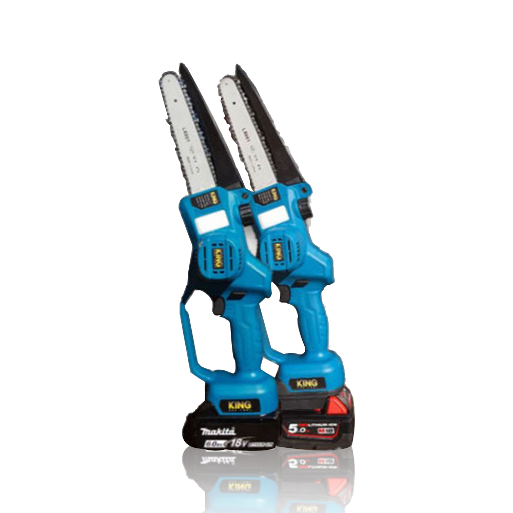 KING 충전식 기계 미니 체인톱 무선 전기톱 벌목 초경량, 1개 37,400원