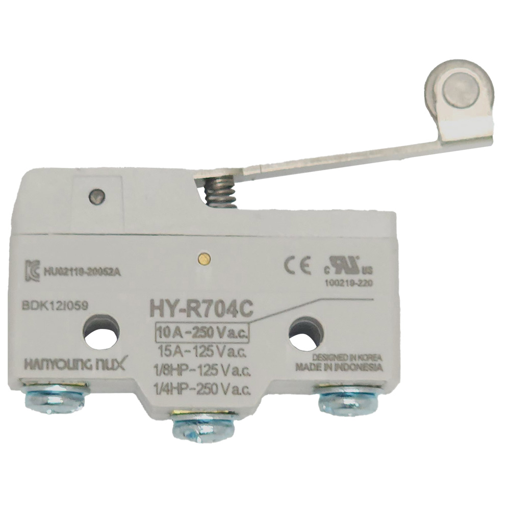 한영 HY-R704C 마이크로 리미트 스위치 힌지 롤러 장 레버형, 1개 3,550원
