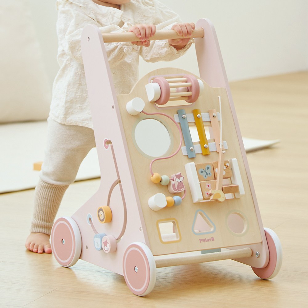 폴라비 친환경 원목 보행기 아기 베이비워커 장난감 74,570원