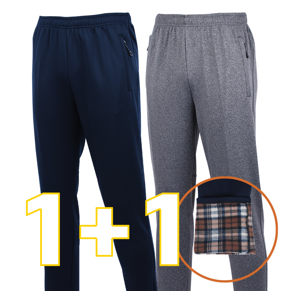 1+1 겨울 기모 트레이닝 바지 운동복 등산복 작업복 무지 멜란지 4가지색상 빅사이즈 25,900원