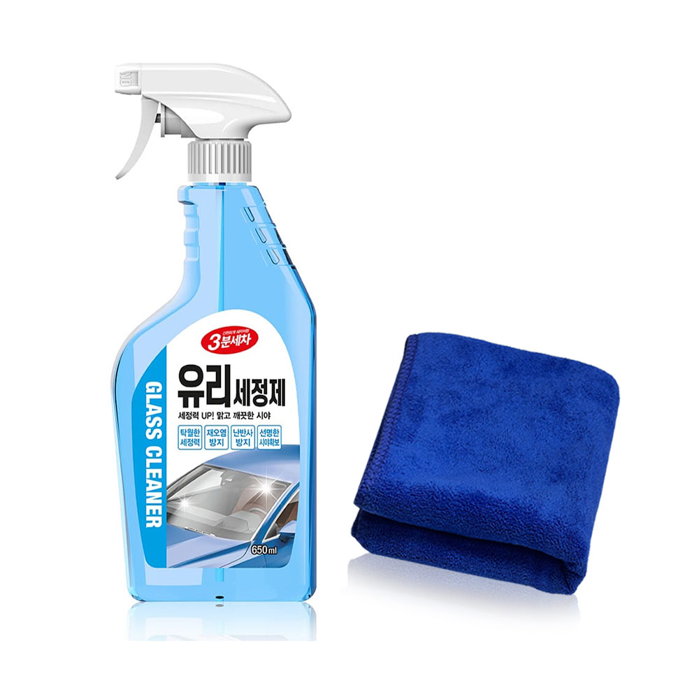 카렉스 3분세차 유리세정제 고급타월 증정  차유리 3,800원