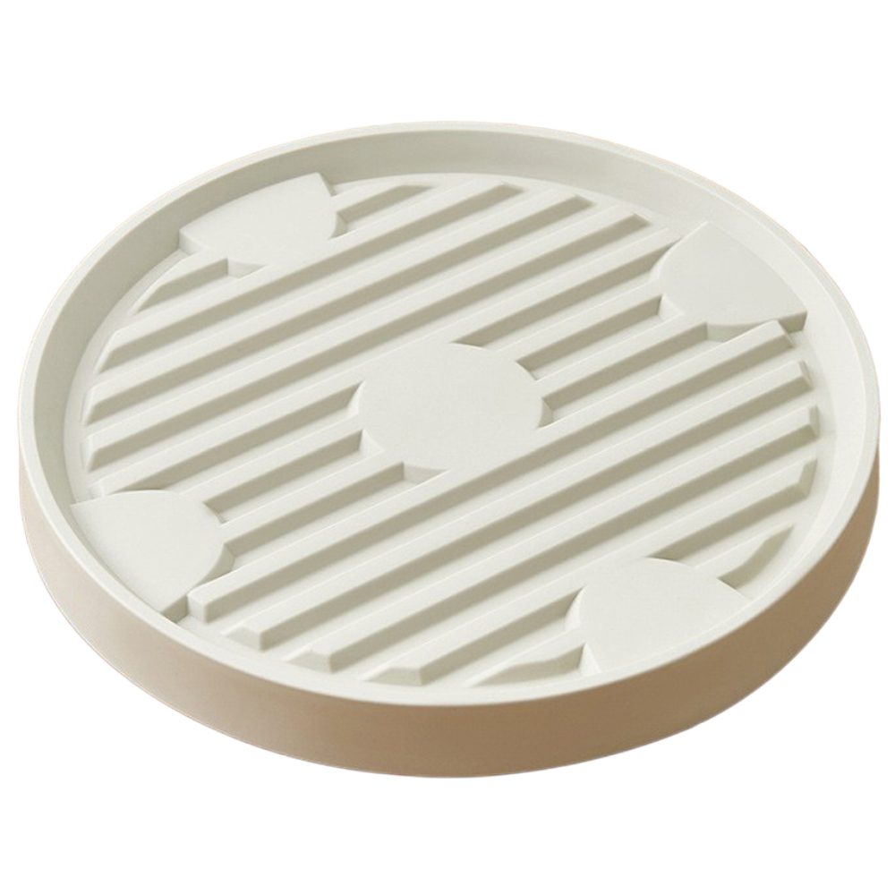 아띠꼴로 바퀴 화분 받침 원형 이동식 물받이 받침대, 히든바퀴받침대 아이보리, 1개 8,500원