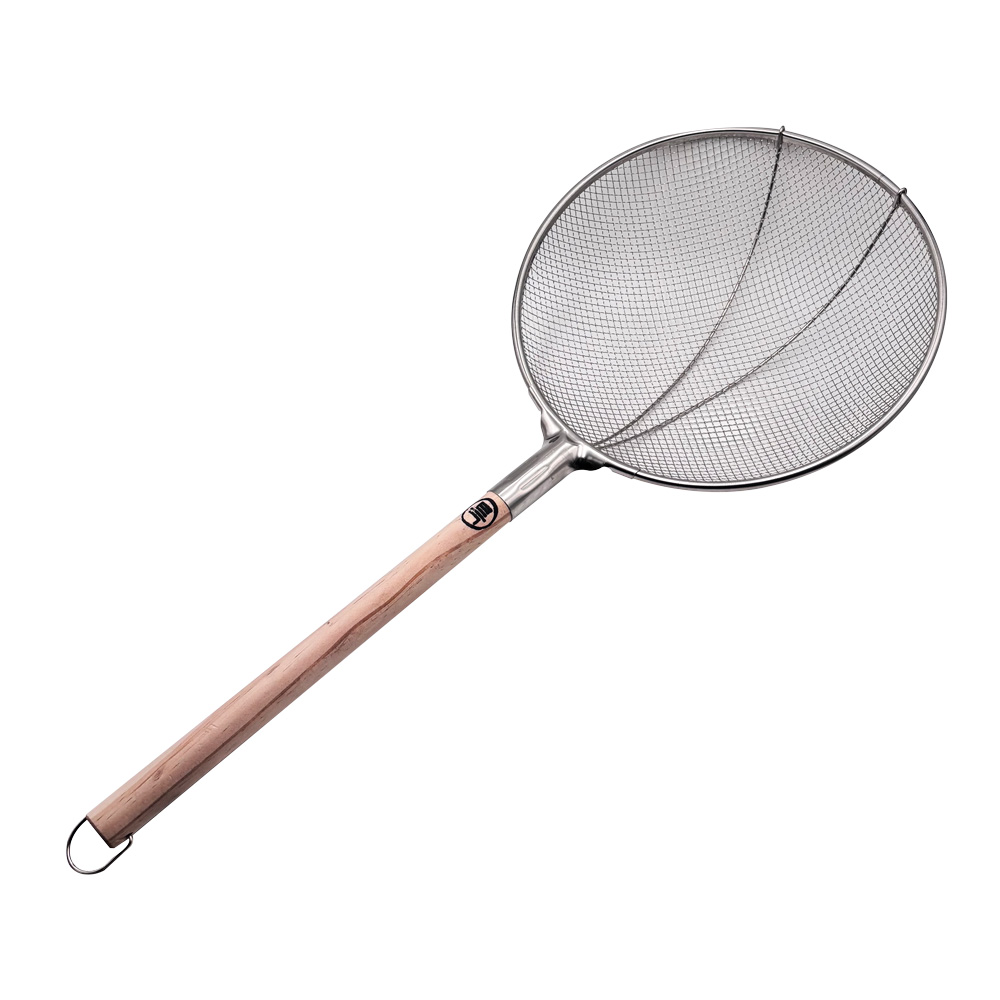 성광 주방 나무손잡이 굵은망 뜰채, 1개 14,100원